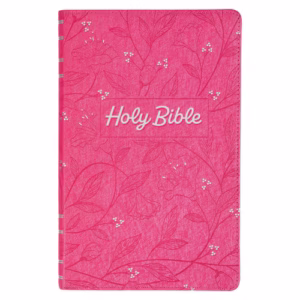 Holy Bible – Pink Floral Edition (Compact Size)